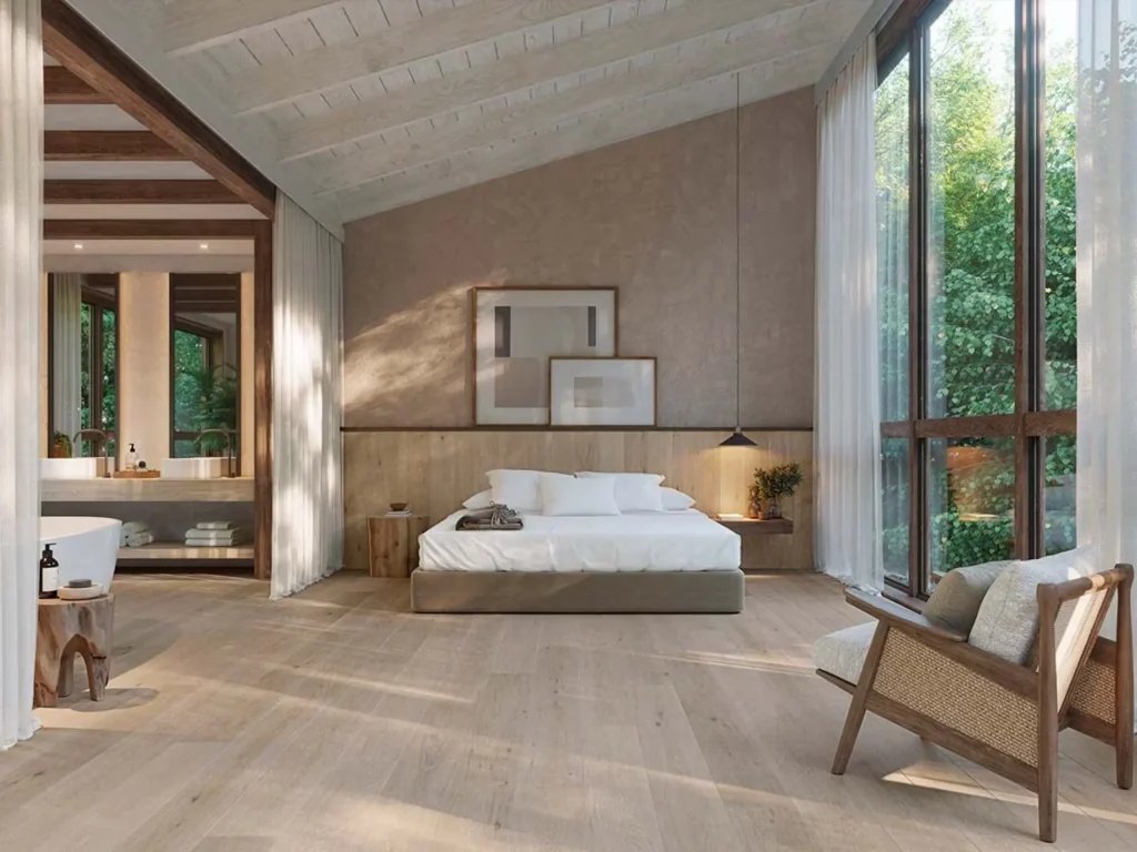 Kamar Nuansa Japandi yang Menenangkan