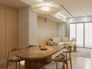 Desain Apartemen Sky House Ruang Keluarga (3)
